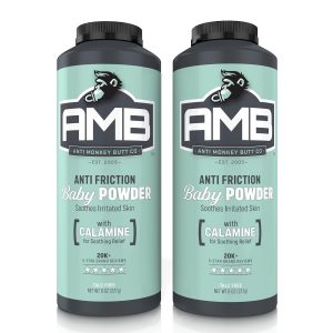 Anti Monkey Butt Baby Powder with Calamine – Talc-Free Diaper Rash & Anti-Chafing Relief – Cornstarch Formula for Itch & Moisture Protection – Hypoallergenic, HSA-FSA Eligible - 1