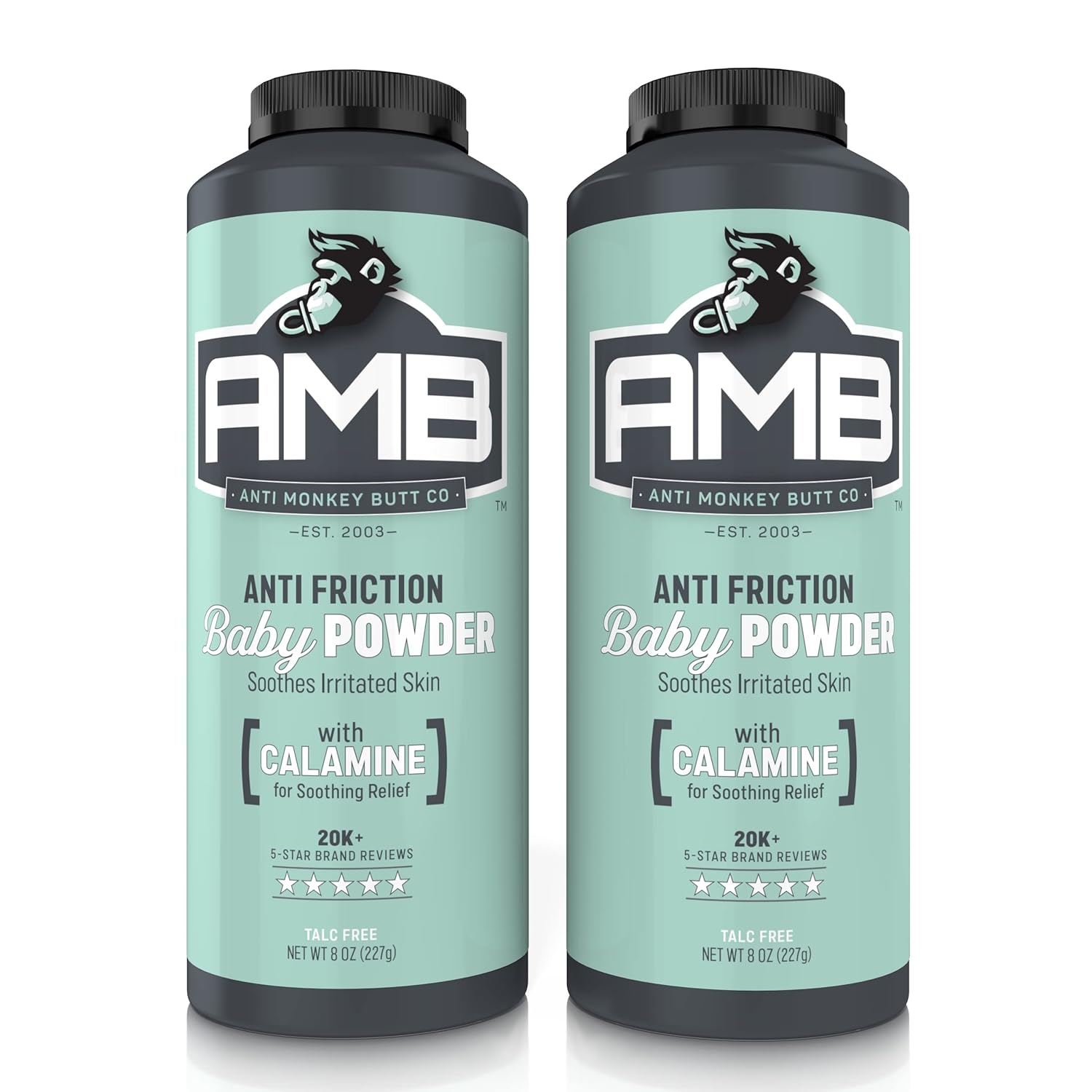 Anti Monkey Butt Baby Powder with Calamine – Talc-Free Diaper Rash & Anti-Chafing Relief – Cornstarch Formula for Itch & Moisture Protection – Hypoallergenic, HSA-FSA Eligible - 1