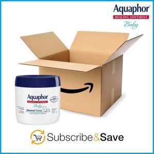 Aquaphor Baby Healing Ointment Advanced Therapy Skin Protectant for Chapped or Dry Skin, Drool Rash and Diaper Rash Ointment, 14 Oz Jar - 5