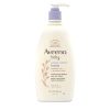 Aveeno Baby Calming Comfort Moisturizing Body Lotion with Relaxing Lavender & Vanilla Scents, Non-Greasy Baby Lotion, Nourishing Prebiotic Oatmeal, Paraben- & Phthalate-Free, 18 fl. oz - 1
