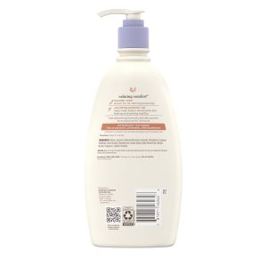 Aveeno Baby Calming Comfort Moisturizing Body Lotion with Relaxing Lavender & Vanilla Scents, Non-Greasy Baby Lotion, Nourishing Prebiotic Oatmeal, Paraben- & Phthalate-Free, 18 fl. oz - 9