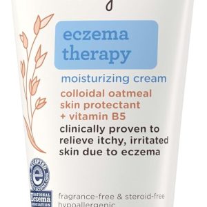 Aveeno Baby Eczema Therapy Moisturizing Cream, Natural Colloidal Oatmeal & Vitamin B5, Baby Cream for Dry, Itchy, Irritated Skin, Paraben & Steroid-Free, 7.3 oz - 1