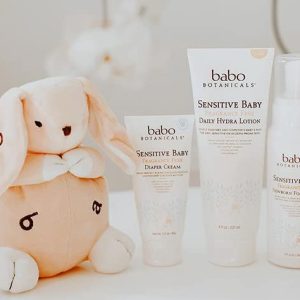 Babo Botanicals Sensitive Baby Fragrance-Free Diaper Cream - 25% Natural Zinc Oxide - Calendula, Shea & Cocoa Butter - EWG Verified - Vegan - 9