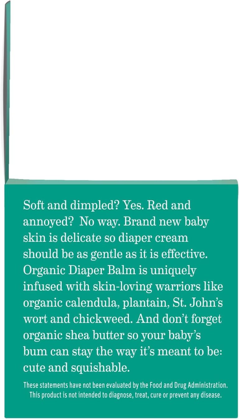 Earth Mama Organic Diaper Balm 2-Ounce | Diaper Cream for Baby | EWG Verified, Petroleum & Artificial Fragrance-Free with Calendula for Sensitive Skin (2-Pack)