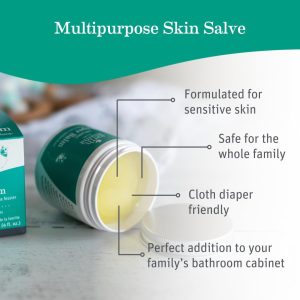 Earth Mama Organic Diaper Balm 2-Ounce - Diaper Cream for Baby - EWG Verified, Petroleum & Artificial Fragrance-Free with Calendula for Sensitive Skin - 2