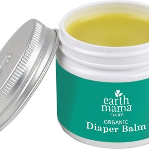 Earth Mama Organic Diaper Balm 2-Ounce - Diaper Cream for Baby - EWG Verified, Petroleum & Artificial Fragrance-Free with Calendula for Sensitive Skin - 8