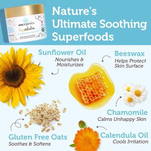 Era Organics Healing Ointment for Babies - USDA Certified Organic Natural Moisturizer Gentle on Sensitive Skin Prone To Baby Eczema, Cradle Cap, Rashes, Hives and More - 2