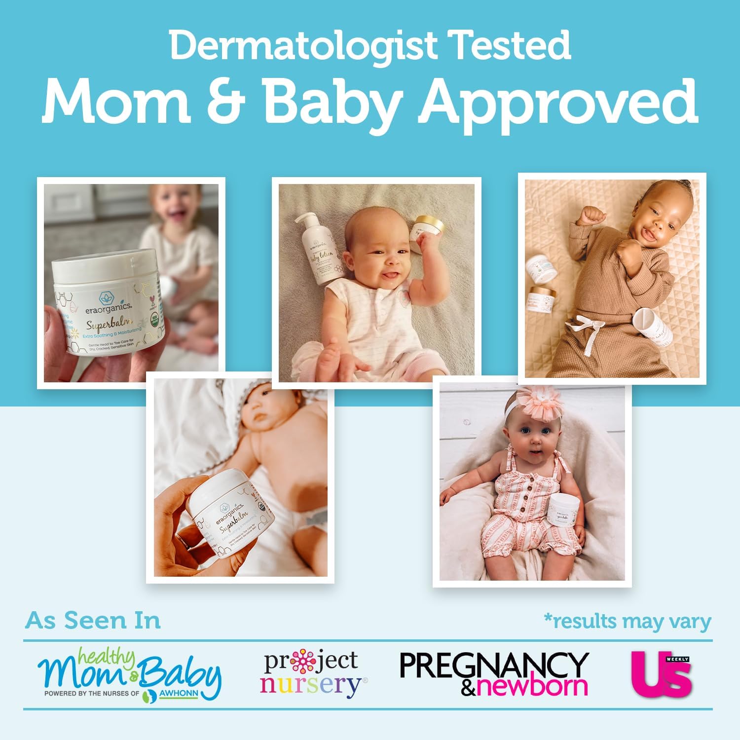 Era Organics Healing Ointment for Babies - USDA Certified Organic Natural Moisturizer Gentle on Sensitive Skin Prone To Baby Eczema, Cradle Cap, Rashes, Hives and More - 6