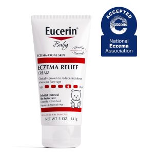 Eucerin Baby Eczema Relief Body Cream, Steroid & Fragrance Free for 3+ Months of Age, 5 oz. Tube - 2