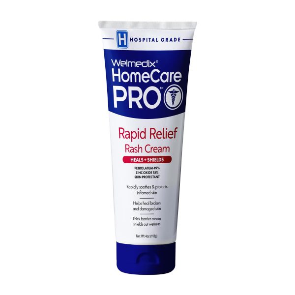 HomeCare PRO Rapid Relief Adult Diaper Rash Cream – Extra Thick, Moisturizing Barrier Cream for Incontinence and Healing-Zinc Oxide - 1