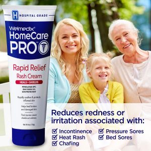 HomeCare PRO Rapid Relief Adult Diaper Rash Cream – Extra Thick, Moisturizing Barrier Cream for Incontinence and Healing-Zinc Oxide - 7