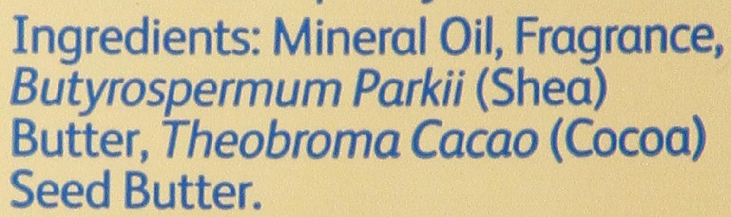 Johnson's Baby Oil, Mineral Oil Enriched with Shea & Cocoa Butter to Prevent Moisture Loss, Hypoallergenic, 20 fl. oz - 11
