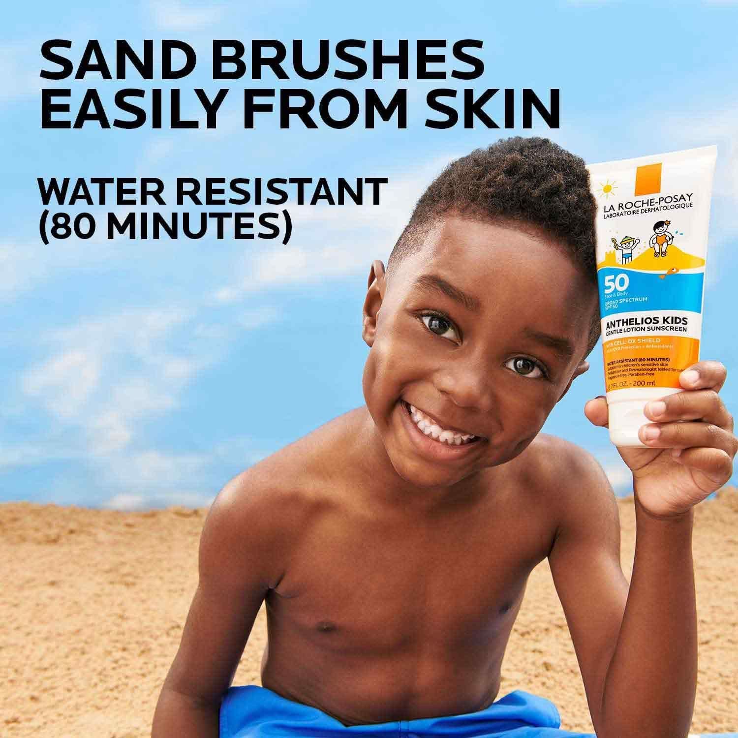 La Roche-Posay Anthelios Kids Gentle Lotion Sunscreen SPF 50, Broad Spectrum SPF + Antioxidants, Sunscreen For Kids, Octinoxate & Oxybenzone-Free, Pediatrician Tested, Non Comedogenic, Oil Free - 6