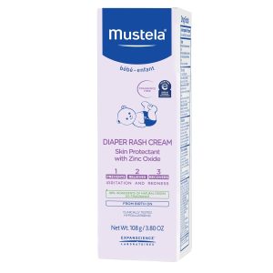 Mustela Baby Diaper Rash Cream 123 - Skin Protectant with Zinc Oxide - Fragrance Free & Paraben Free - with 98% Natural Ingredients - Various Packaging - 2