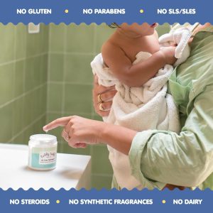 TUBBY TODD All Over Ointment - Baby Eczema Cream - Everyday Multi-Purpose Baby Skin Relief Cream - Sensitive Skin, Dry Skin & Irritation - Steroid & Gluten Free - Fragrance Free, 2 Pack 3.5oz & 8oz - 6