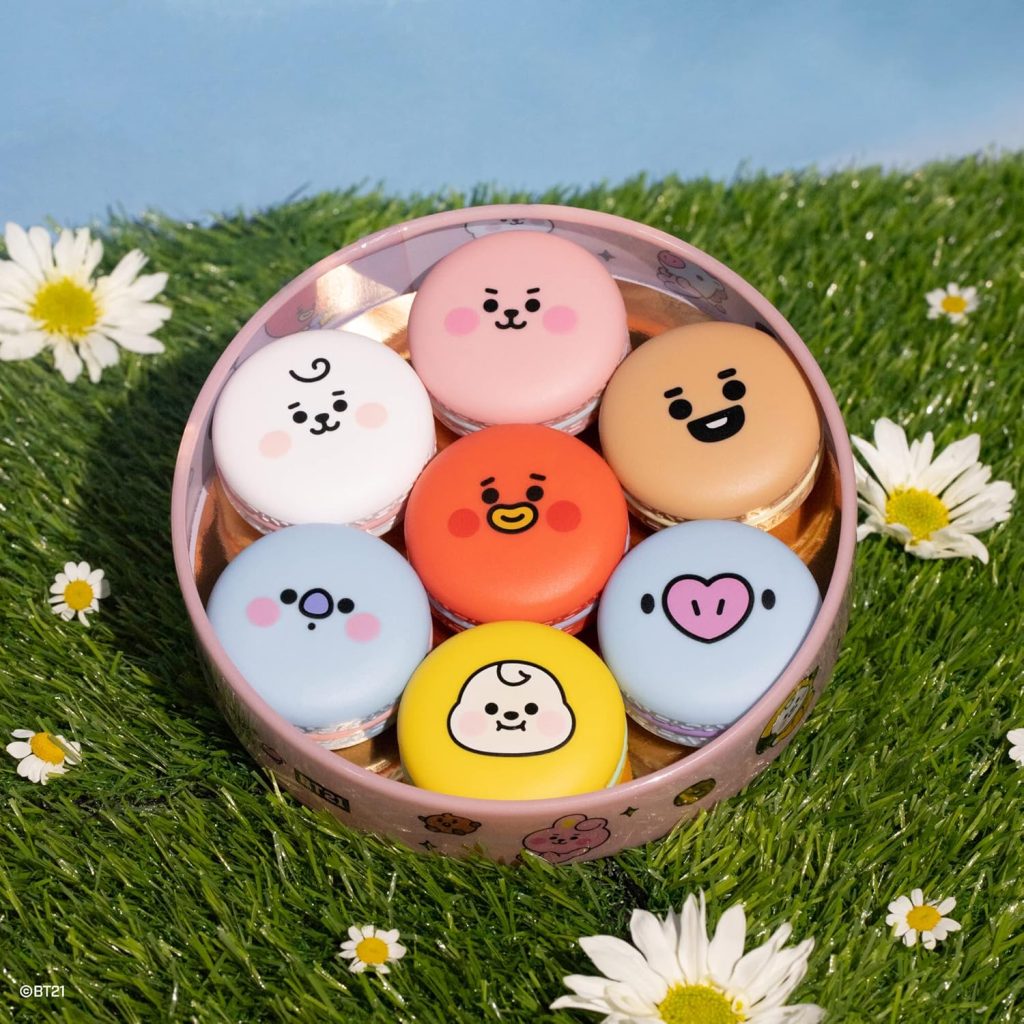 The Crème Shop - BT21 Baby Macaron Lip Balm Complete Collection (Set of 7) - 2