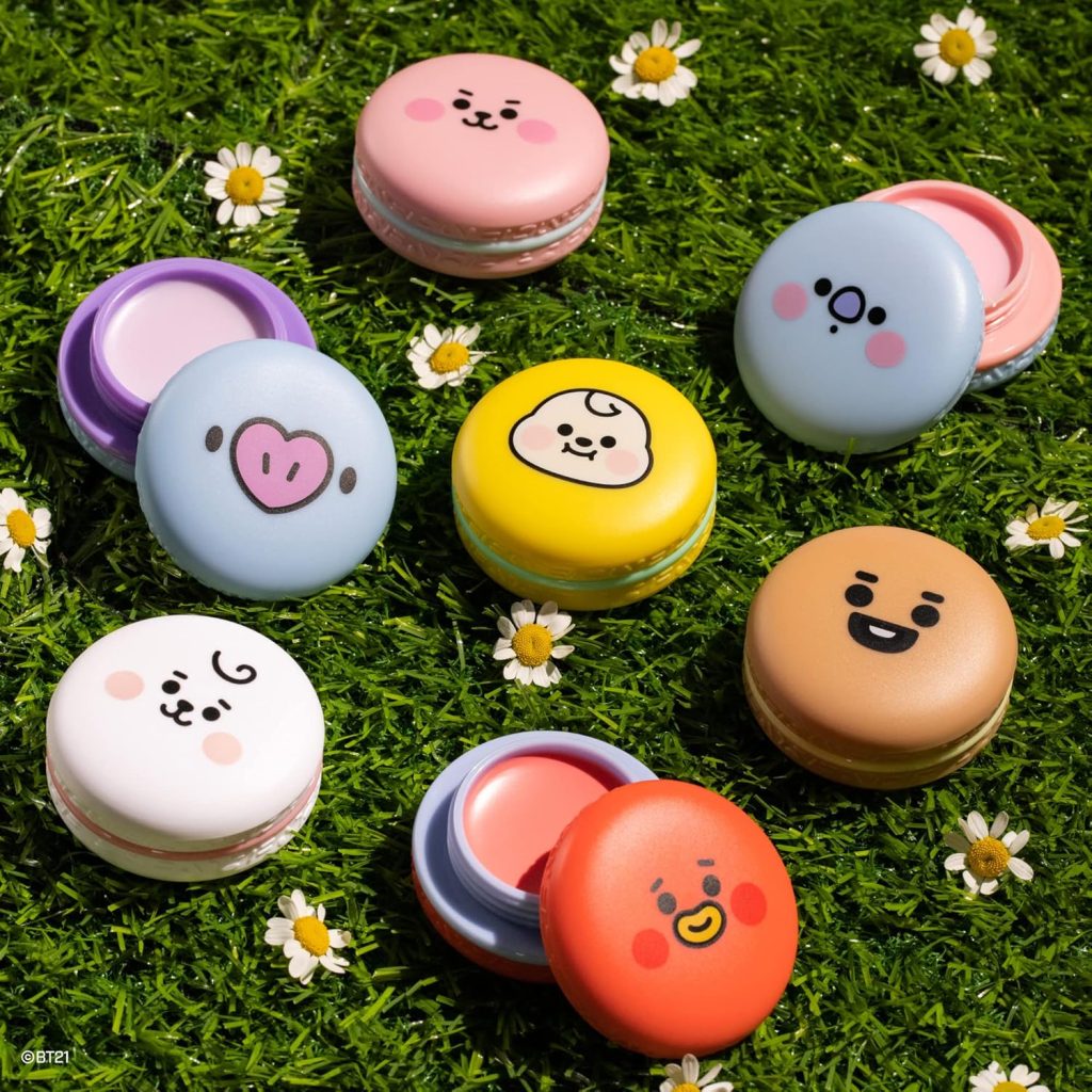 The Crème Shop - BT21 Baby Macaron Lip Balm Complete Collection (Set of 7) - 3