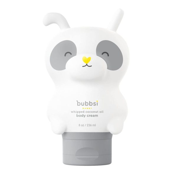 Bubbsi Whipped Coconut Oil Baby Lotion for Eczema, Dry Skin, Baby Acne, KP - Organic Coconut Oil, Shea Butter, Vitamin E - Light, Natural Scent - EU Compliant, Vegan (Refillable, 8oz) - 1