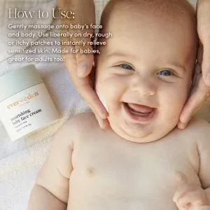 Evereden Nourishing Baby Face Cream 1.7 oz. - Non-Toxic and Fragrance-Free Face Lotion - Rich, Non-Greasy Baby Moisturizing Cream - Face Moisturizer with Clean Ingredients - 5