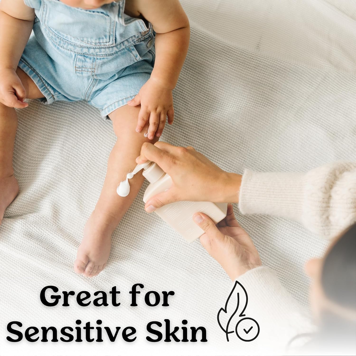 Roe Wellness- Baby Lotion Moisturizer Fragrance-Free - Great For Sensitive Skin Lightweight Moisturizing Lotion - For Babies, Infants, Kids and More - 2