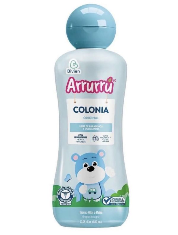Arrurru naturals Colonia Original Azul 27.5 fl.oz (800 ml) - 1