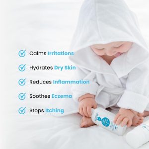 Grahams Natural Baby Eczema Body and Bath Oil - Treat Eczema & Cradle Cap, Relief for Itchy, Dry Skin - Clinically Proven Formula - For Ages 0+ Months to 12 Years (1 x 100ml) - 4