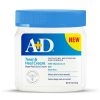 A+D Treat + Heal Zinc Oxide Diaper Rash Cream 16 oz Jar - Soothes & Treats Diaper Rash - Zinc Oxide 10% Dimethicone 1% - Easy Spreading Cream for Baby - Fast Acting - 1