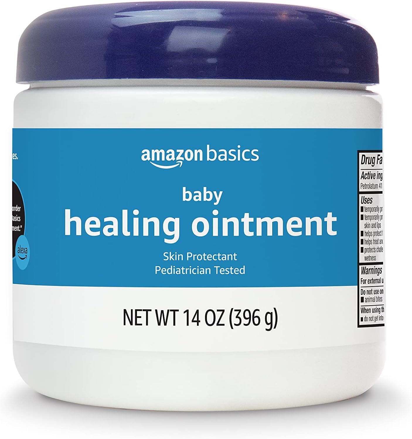 Amazon Basics Healing Ointment for Babies, Pediatrician Tested, 14 Ounce, 1-Pack (Previously Solimo) - 1