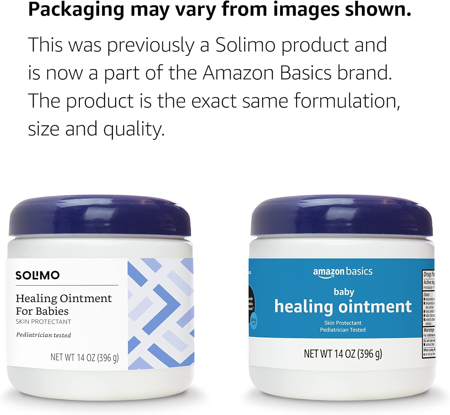 Amazon Basics Healing Ointment for Babies, Pediatrician Tested, 14 Ounce, 1-Pack (Previously Solimo) - 2