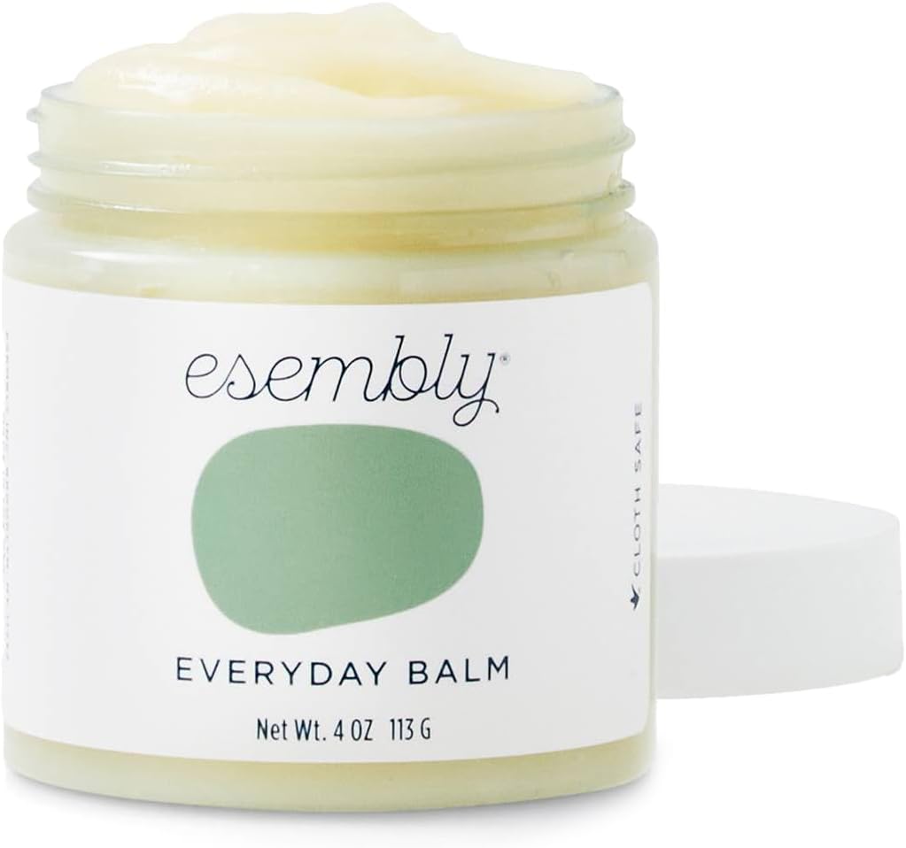 Esembly Everyday Balm, Organic Diaper Balm for Delicate Baby Skin, Diaper Rash Prevention, Multiple Uses Including Nipple Cream, Cradle Cap, Dry and Chapped Skin, Made in USA, 4oz - 1
