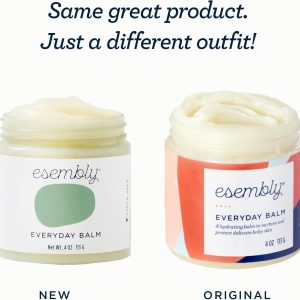 Esembly Everyday Balm, Organic Diaper Balm for Delicate Baby Skin, Diaper Rash Prevention, Multiple Uses Including Nipple Cream, Cradle Cap, Dry and Chapped Skin, Made in USA, 4oz - 2
