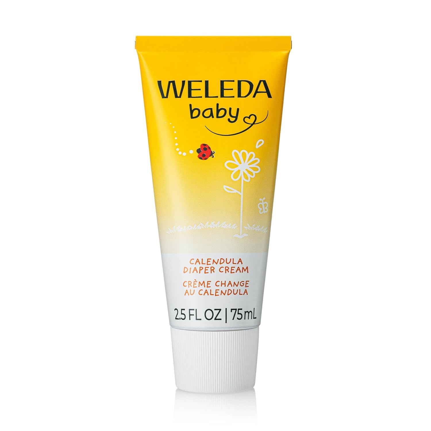 Weleda Baby Calendula Diaper Cream, 2.8 Fluid Ounce, Plant Rich Protection with Calendula, Chamomile, Sweet Almond Oil, Lanolin and Zinc Oxide - 1