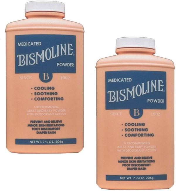 Bismoline Medicated Powder (2 pack) - 1