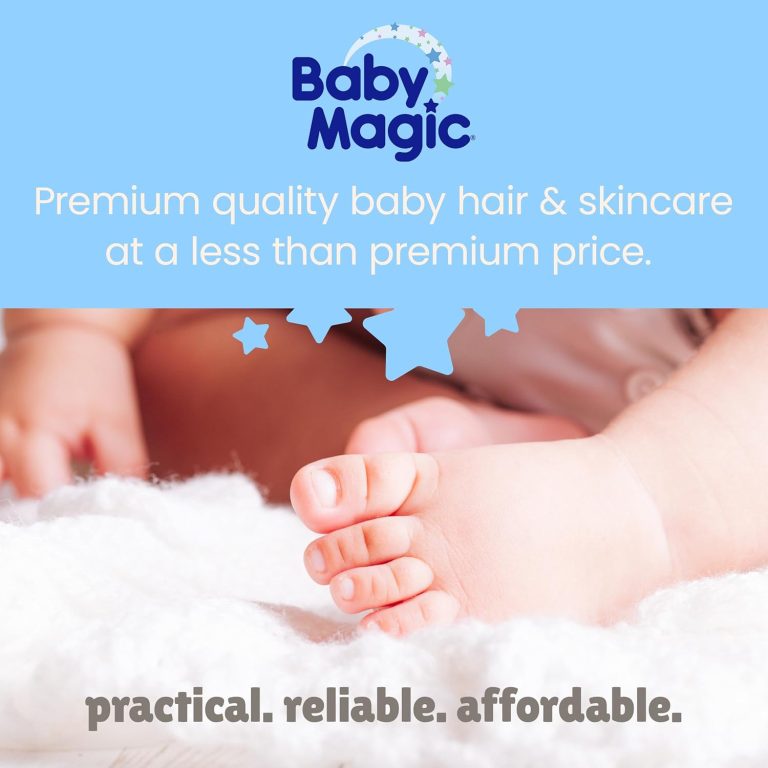 Baby Magic Gentle Baby Lotion | 30 Fl Oz (Pack of 4) | Vitamins & Aloe | Free of Parabens, Phthalates, Sulfates and Dyes