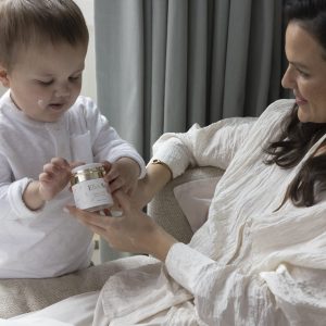 ELLAOLA 96 Hour Deep Moisturizing Baby Face Cream for Dry, Eczema Prone & Sensitive Skin - Daily Organic Face Lotion Nourishes & Hydrates, Fragrance Free - 1.7 fl. oz. - 5