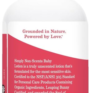 Earth Mama Simply Non-Scents Baby Lotion for Dry Skin, Calendula Cream for Newborn Skin Care, Organic Moisturizer for Children with Aloe Juice, Rooibos, & Shea Butter, Fragrance Free, 8-Fluid Ounce - 9