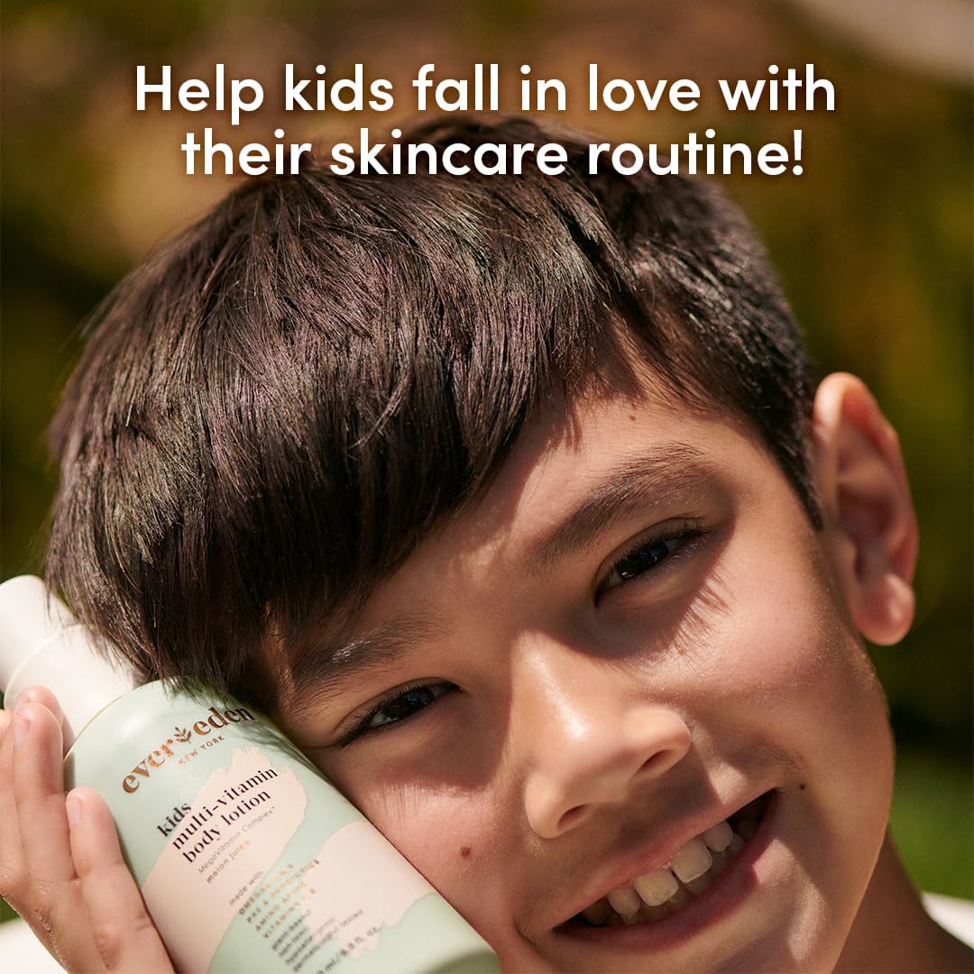 Evereden Kids Multi-Vitamin Body Lotion (6.7 fl.oz., Cool Peach)- Gentle & Non-Toxic Moisturizing Kids Lotion - Nourishing & Protective Lotion for Kids - 4