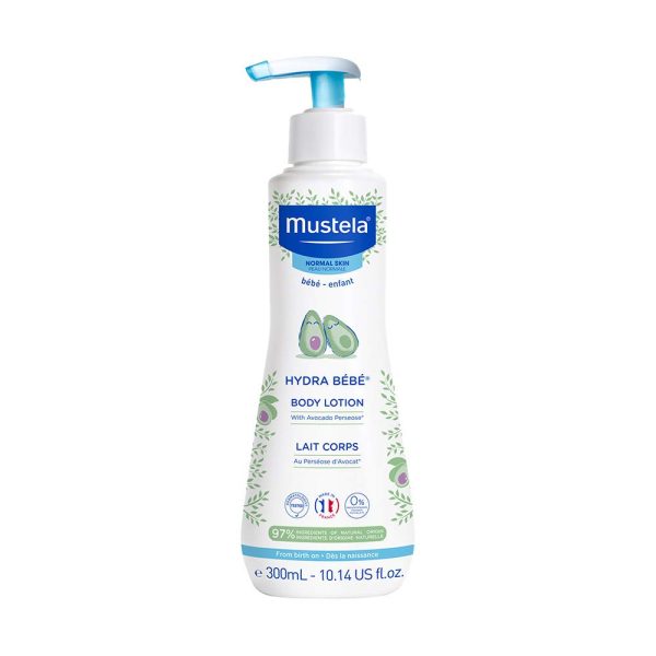 Mustela Hydra Bebe Body Lotion - Daily Moisturizing Baby Lotion with Natural Avocado, Jojoba & Sunflower Oil – Various Sizes - 1