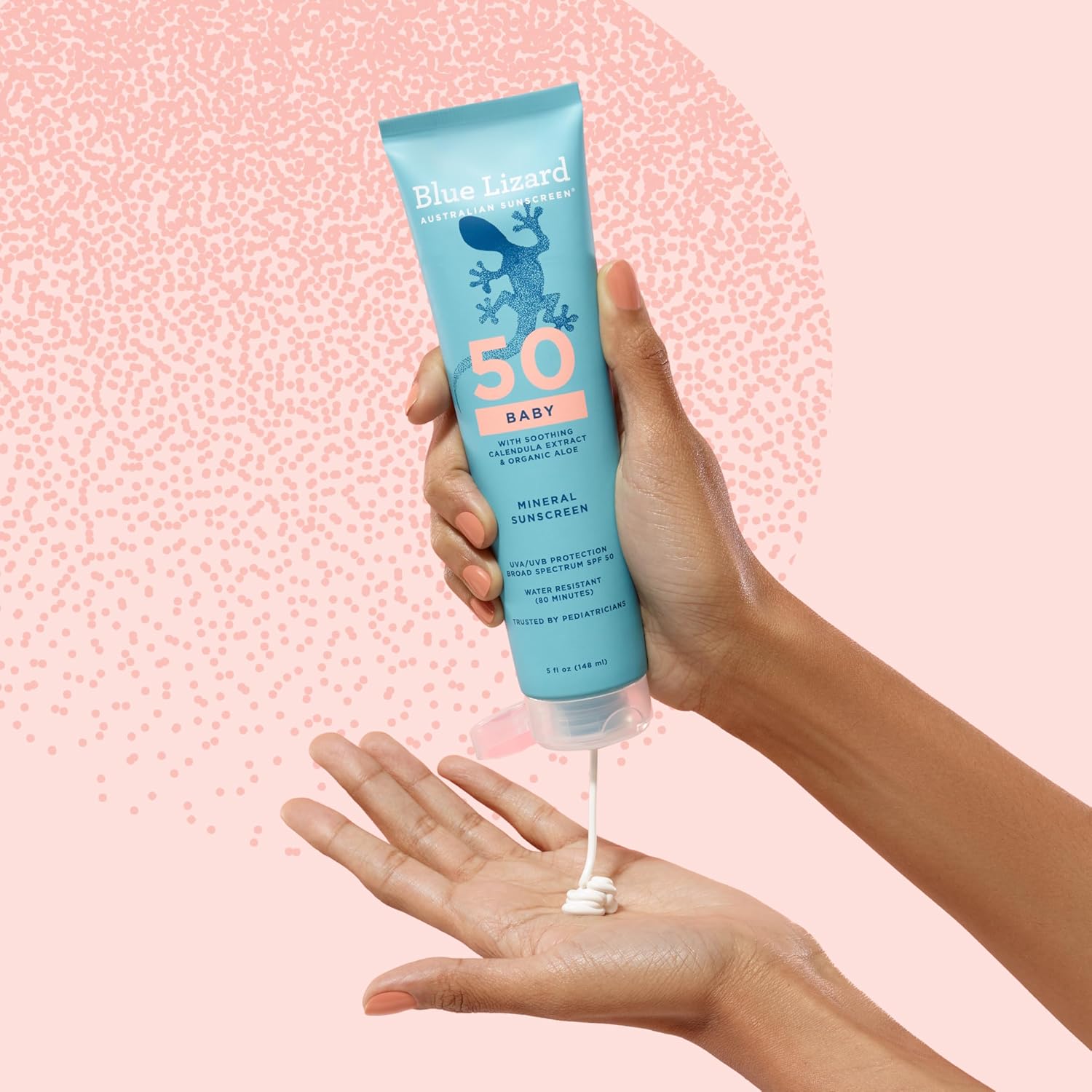 Blue Lizard BABY Mineral Sunscreen with Zinc Oxide, SPF 50+, Water Resistant, UVA-UVB Protection with Smart Cap Technology - Fragrance Free, 5 oz. Tube - 9