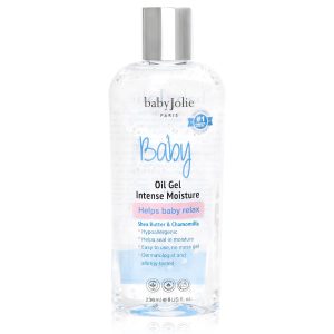 Baby Jolie Relaxing Baby Oil Gel with Shea Butter & Camomile Intensive Moisture 8Oz - 1