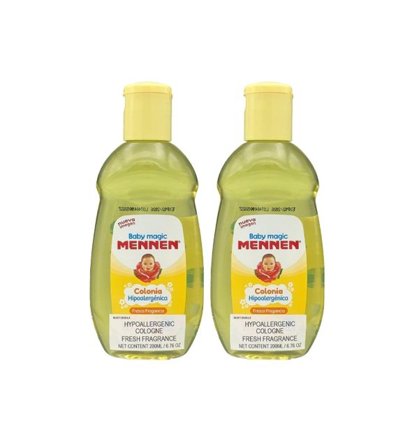 Baby Magic 2 Mennen Cologne 6.76 Fl Oz (2 Colonias Mennen Para Bebe 200 Ml) - 1