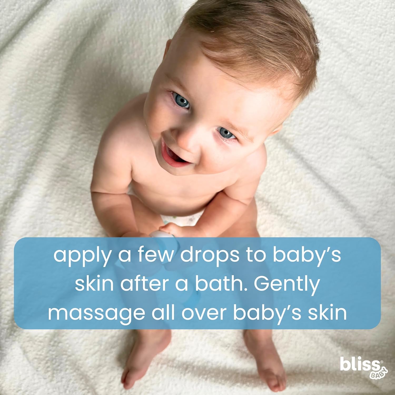 Bliss Baby Oil, All Natural, Premium & Unscented, Vegan - Made with Organic Avocado Oil, Coconut Oil, Dermatologist Tested, Soothing & Hydrating Baby Massage Oil, Travel Size 4 fl. Oz. - Image 3