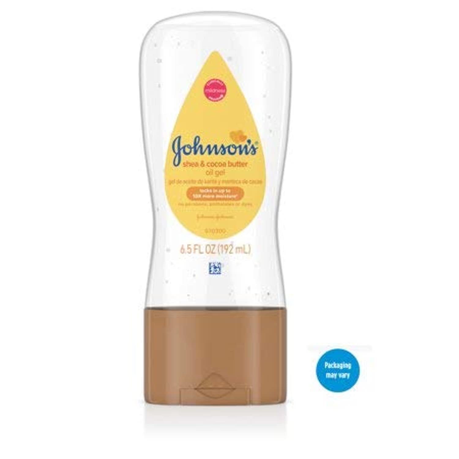 Johnsons Baby Oil Gel with Shea & Cocoa Butter, 6.5 fl. oz (Pack of 2) - Image 2