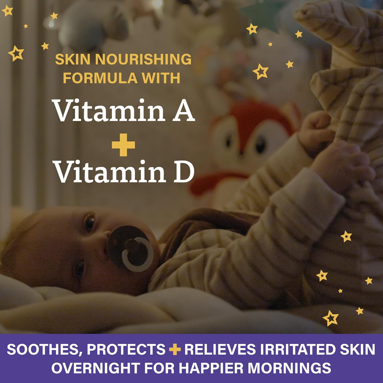 A+D Overnight Healing Diaper Rash Ointment - Soothes, Protects & Relieves Diaper Rash Overnight with Lavender & Colloidal Oatmeal - Healing Ointment for Red, Itchy, Irritated Skin - 15.2 oz Jar - Image 6