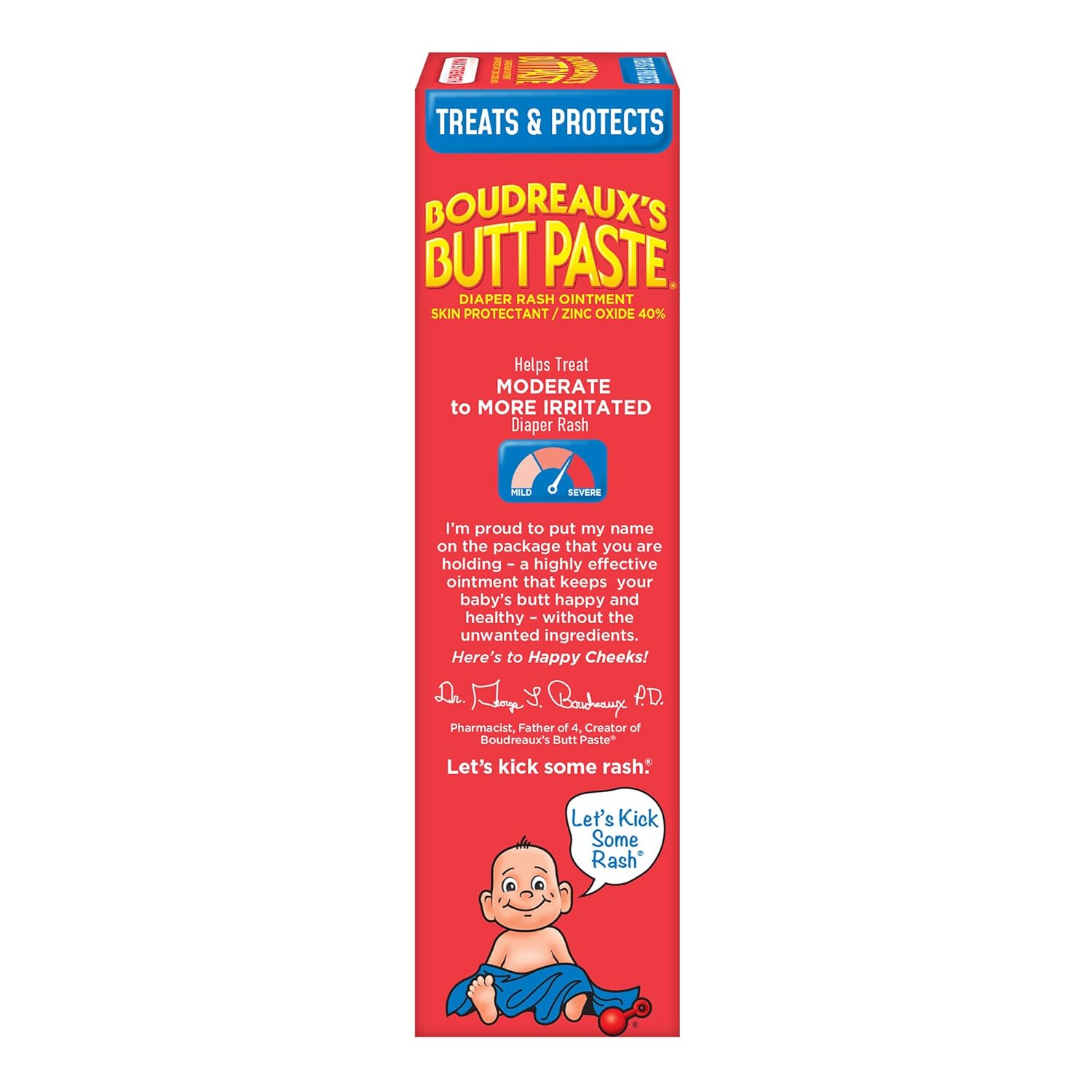 Boudreaux’s Butt Paste Max Strength Diaper Rash Cream for Baby, Ointment With Zinc Oxide, 4 oz Tube - Image 7