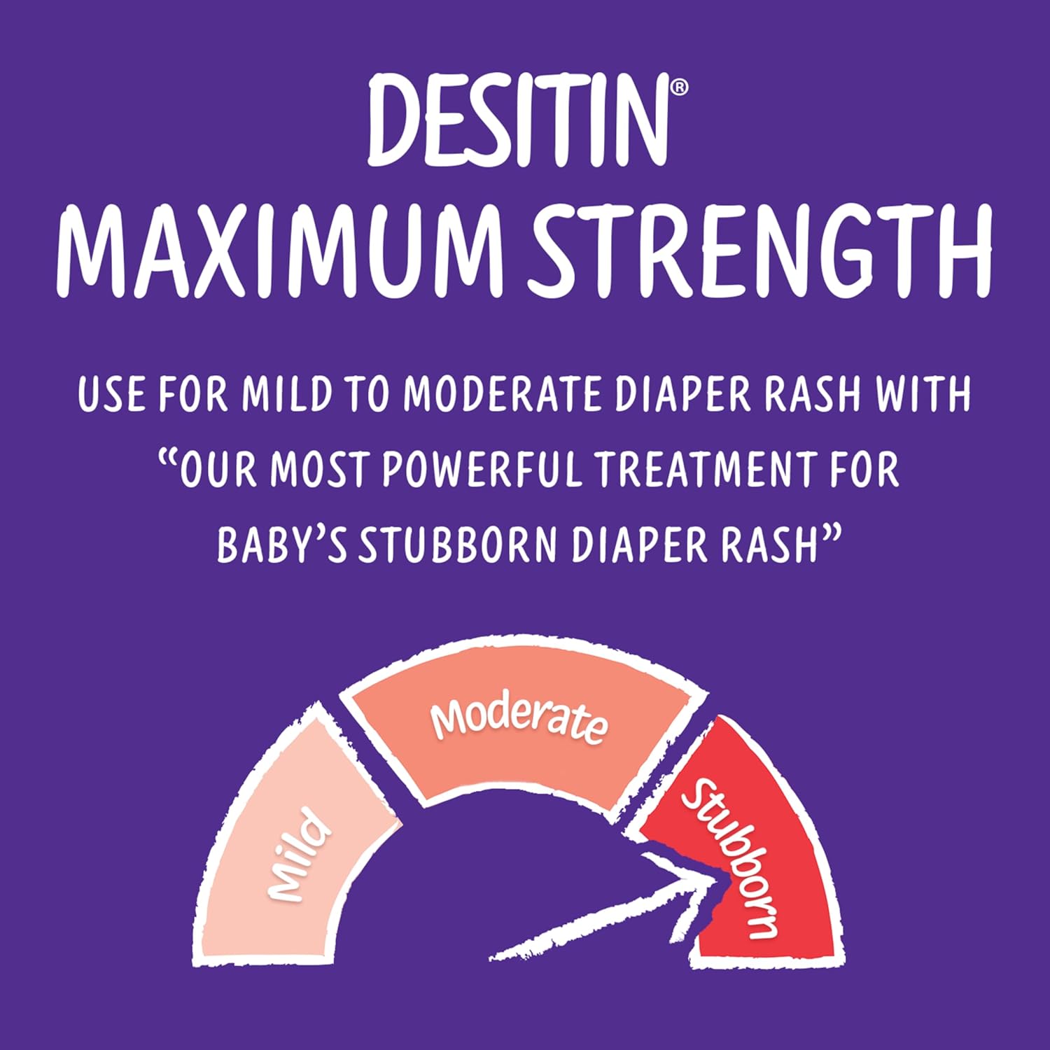 Desitin Maximum Strength Baby Diaper Rash Cream, 40% Zinc Oxide, Hypoallergenic No Added Parabens & Dyes, Protects & Relieves Baby’s Skin for Up to 12 Hours, Prevents Diaper Rash, 4.8 oz Tube - Image 6