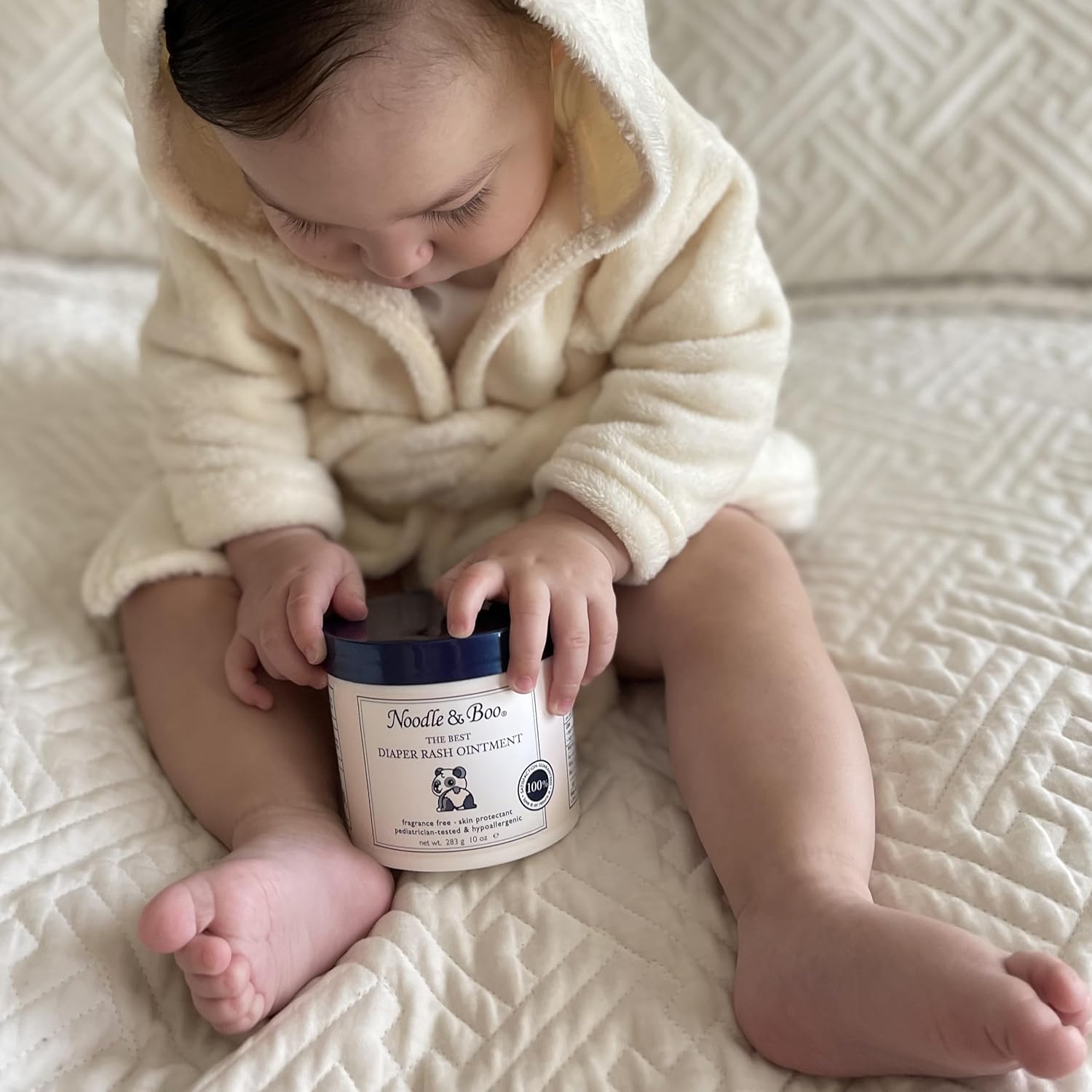 Noodle & Boo The Best Diaper Rash Ointment, Multi Purpose Baby Skin Care Zinc Oxide Ointment For Diaper Rash Prevention, Treatment & Relief, Fragrance Free - Image 2