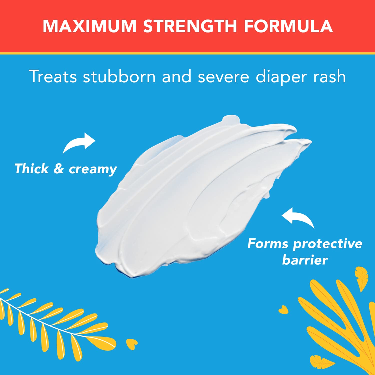 Triple Paste 3X Max Diaper Rash Ointment for Baby, Maximum Strength with 40% Zinc Oxide Ointment for Serious Diaper Rash, 2 oz Tube - Image 4