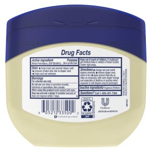 Alternative view of Vaseline Healing Jelly Baby, 2-Pack – Hypoallergenic Moisturizer for Baby Care, Diaper Rash, Sensitive and Dry Skin, Baby Powder Scent, 13 Oz Ea