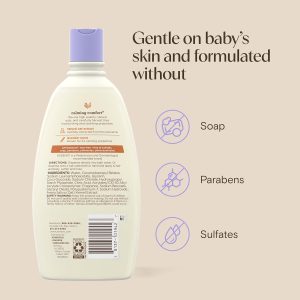 Alternative view of Aveeno Baby Nighttime Calming Comfort Bath, Baby Body Wash for Skin & Hair with Natural Oat Extract, Soothing Lavender & Vanilla Scent, Tear-Free Formula, No Added Parabens & Phthalates, 18 Fl Oz